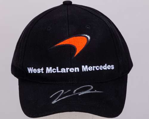 Kimi Raikkonen Signed West McLaren Mercedes Cap