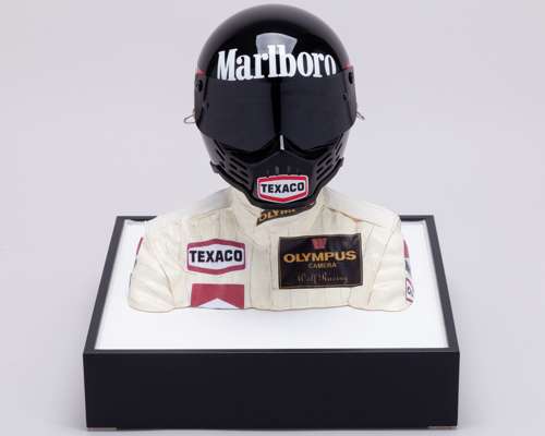 James Hunt 1979 Wolf Racing 1:2 Scale Helmet Display