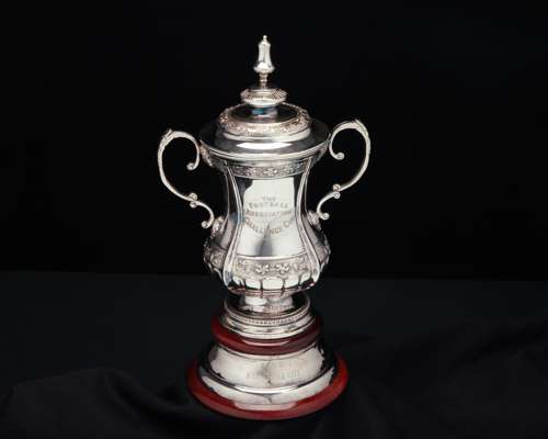 A silver scale-replica of the F.A. Cup trophy, by James Dixon & Sons Ltd, Sheffield, 2012