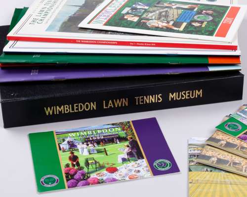 Wimbledon Lawn Tennis Museum commemorative covers album