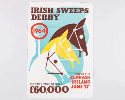 Irish Sweeps Derby 1964 poster
