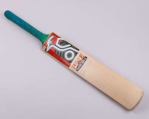 A Kookaburra Ridge Back Probe autographed cricket bat