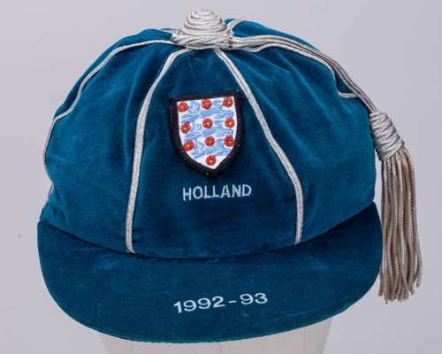Paul Parker blue England v. Holland International cap, 1992-93