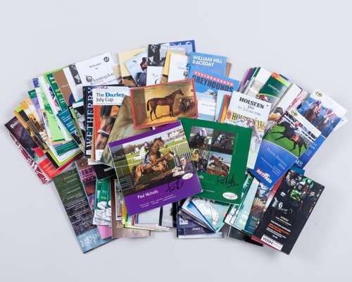 Collection of modern racecards