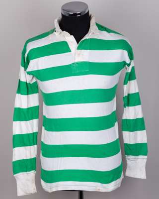 Charlie Tully green and white Celtic v. Motherwell Scottish Cup Final shirt, 1951