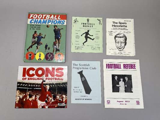 Collection of Football ephemera, newspapers & booklets,
 includes collection of newspapers plus interesting collection of booklets Football Market fro