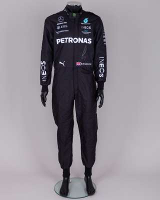 George Russell Signed Mercedes-AMG Petronas F1 Team Replica Race Suit