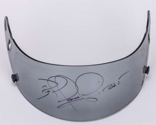 Nigel Mansell Signed Williams Race Used Visor