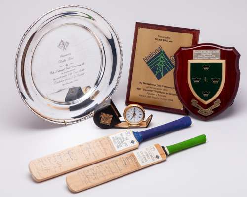 Dickie Bird National Grid cricket and Lord's Taverners Australia ephemera