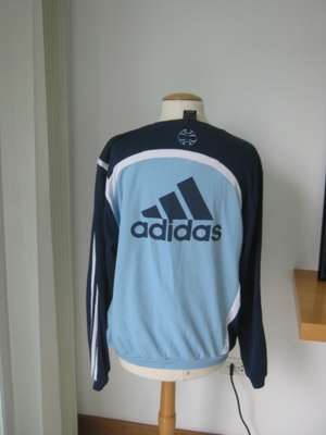 Alan Shearer blue Newcastle United training top