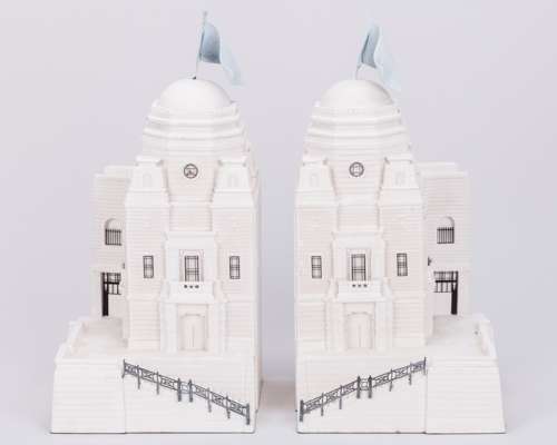 Wembley Twin Towers limited edition handmade bookends by Timothy Richards
