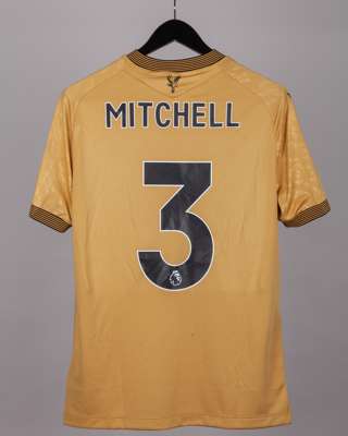 Tyrick Mitchell No.3 Manchester City v. Crystal Palace match worn shirt