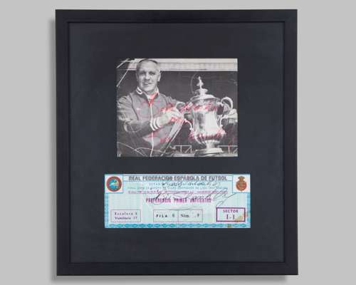 Bill Shankly autographed Nottingham Forest v. Hamburg 1980 European Cup Final ticket