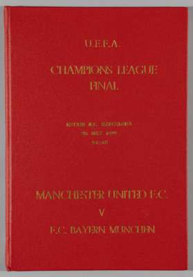 Limited Edition 1999 Champions League Final bound programme between Manchester United v Bayern Munich, played at the Camp Nou, Barcelona on May 26th,
