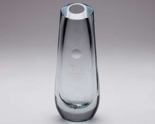 Harry Gregg a 1958 World Cup commemorative glass vase