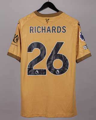 Chris Richards No.26 Manchester City v. Crystal Palace match worn shirt