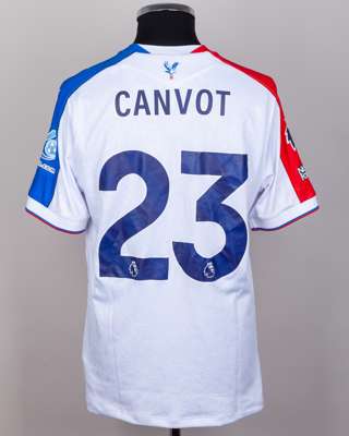 Jaydee Canvot No.23 Crystal Palace v. Manchester United (Away) match-worn shirt