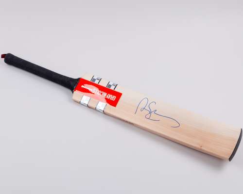 Sir Andrew Strauss autographed full size, official Gray Nicholls cricket bat