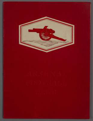Arsenal FC West Stand official opening of the West stand by H.R.H. The Prince of Wales on 10th December 1932 booklet and programme,
 comprising 16-pag