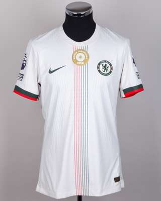 Reece James white No.24 Chelsea short-sleeved shirt