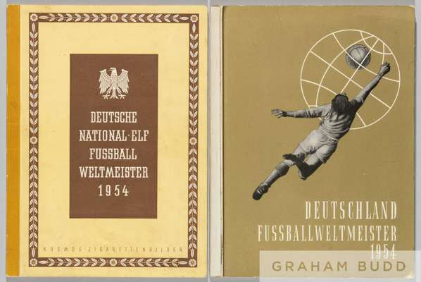 World Cup 1954 Switzerland two cigarette albums