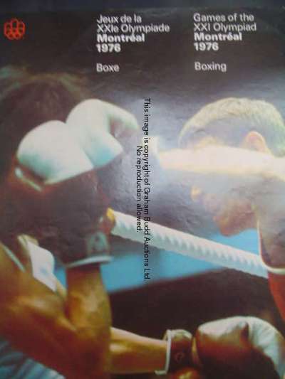 An Olympic sports poster for the 1976 Montreal Olympic Games