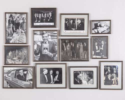 Dickie Bird personal collection of framed photographs