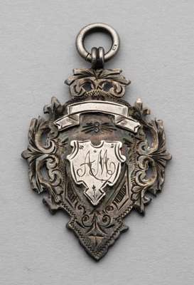 A Victorian silver football medal, 1898-99, 
 the obverse inscribed with initials AM, the reverse inscribed T.C.F.C, won by Earley F.C., 1898-99 with 