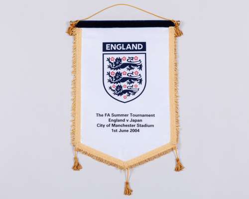 An England v. Japan pennant, 1st June 2004