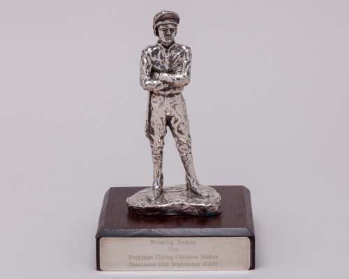 Jockey's prize presented to Frankie Dettori for winning the 2009 Flying Childers Stakes