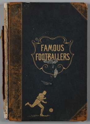 Famous [association and rugby] Footballers 1895-96 edited by C W Alcock and Rowland Hill,
 published by Hudson & Kearns and The News Of The World, fea