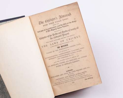 John Wisden's Cricketers' Almanack for 1866