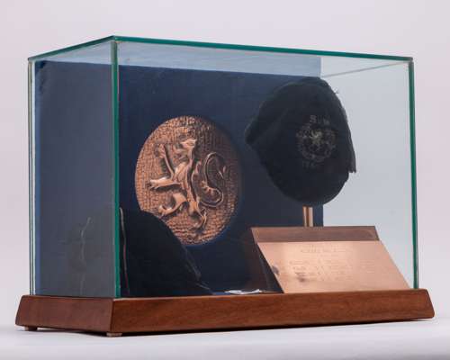 Frank Watt blue Scotland v. Wales International cap, 1889