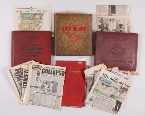 Dickie Bird collection of scrapbooks