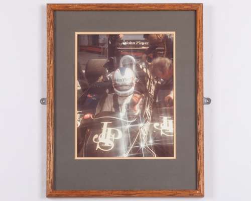 Nigel Mansell John Player Special Team Lotus Framed Print