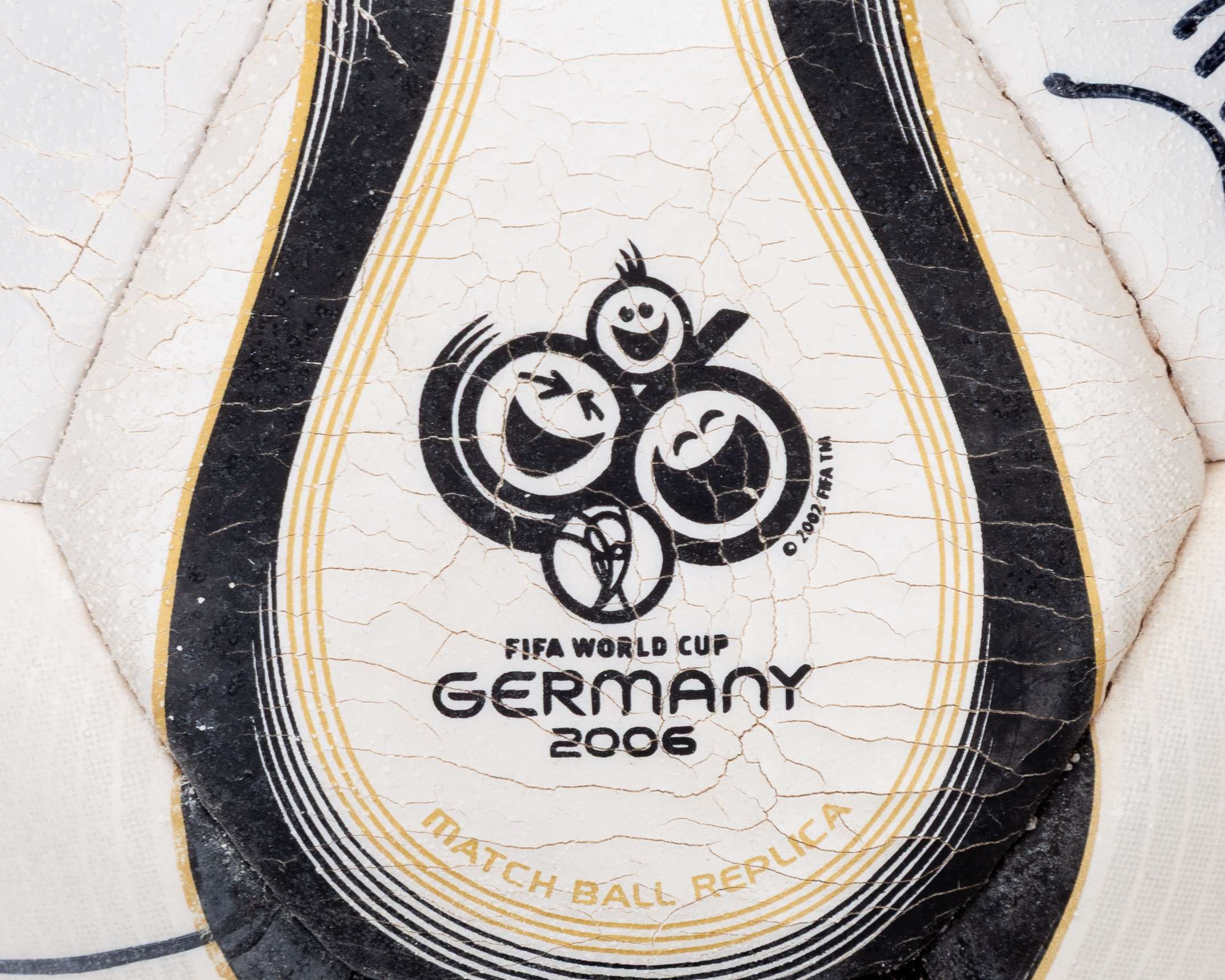 2006 World Cup Portugal autographed official replica of the 2006