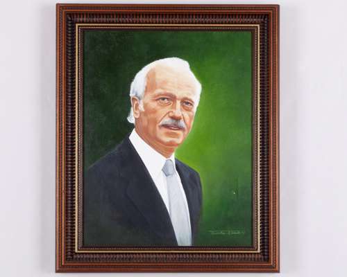 Thornton Elliott Portrait of Colin Chapman
