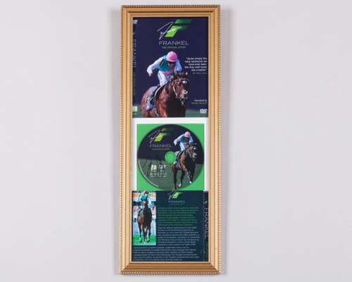 Tom Queally signed Frankel DVD framed presentation