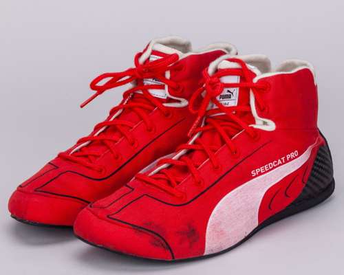 Sebastian Vettel 2020 Ferrari Used Boots