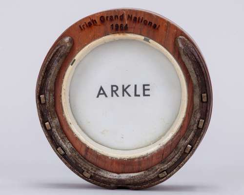 Racing plate worn by Arkle when winning the 1964 Irish Grand National
