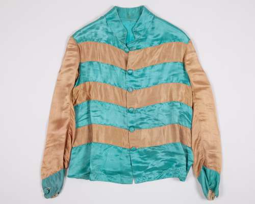 Jockey silks formerly from Noel Murless's Stables at Warren Place, Newmarket