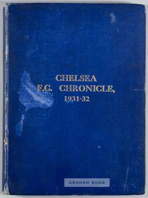 Bound volume of Chelsea programmes season 1931-32,
 first-team, reserves, practice matches and other games played at Stamford Bridge