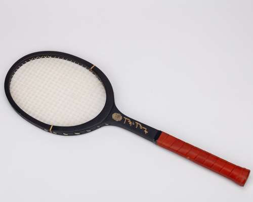 Bjorn Borg Grays of Cambridge used and autographed tennis racquet