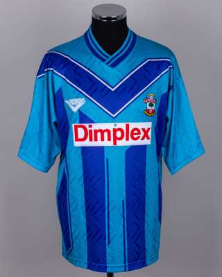 Paul Allen blue No.11 Southampton short-sleeved shirt, 1994-95