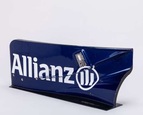 Williams Used Front Wing End Plate