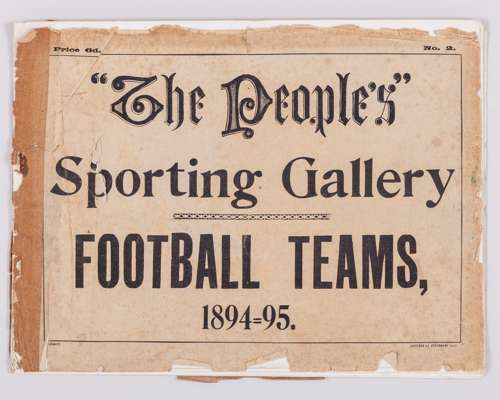 The People's Sporting Gallery, Football Teams 1894-95