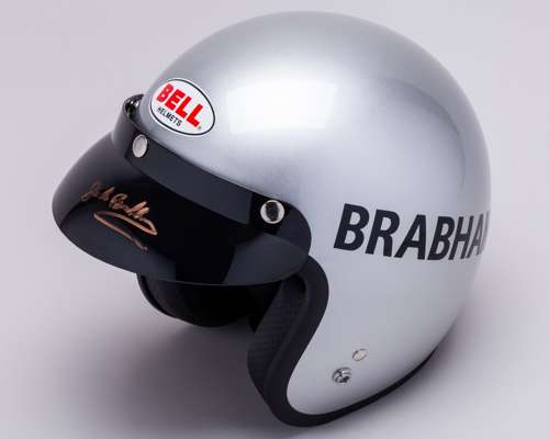 Sir Jack Brabham Signed Limited Edition Full Size Replica Helmet