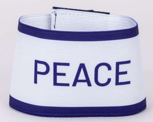 Lautaro Martinez a white Serie A Peace captain's armband