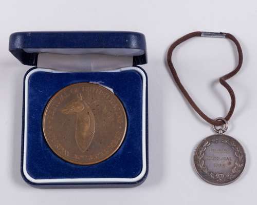 A 1935 Grand National silver medal