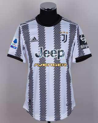Filip Kostic white and black No.17 Juventus v. Inter Milan short-sleeved shirt, 2022